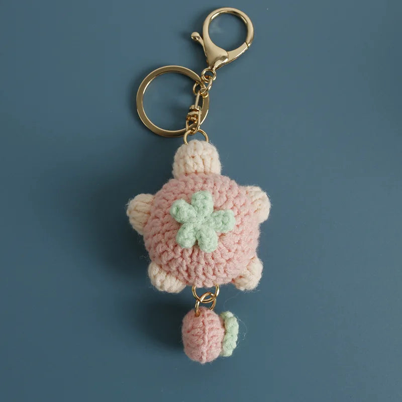 Handmade Crochet Ocean Friends Keychain Charm