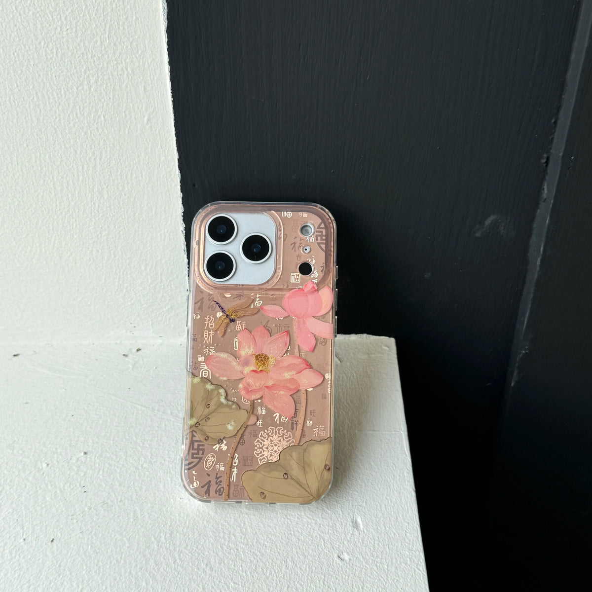 Pink Lotus iPhone Case