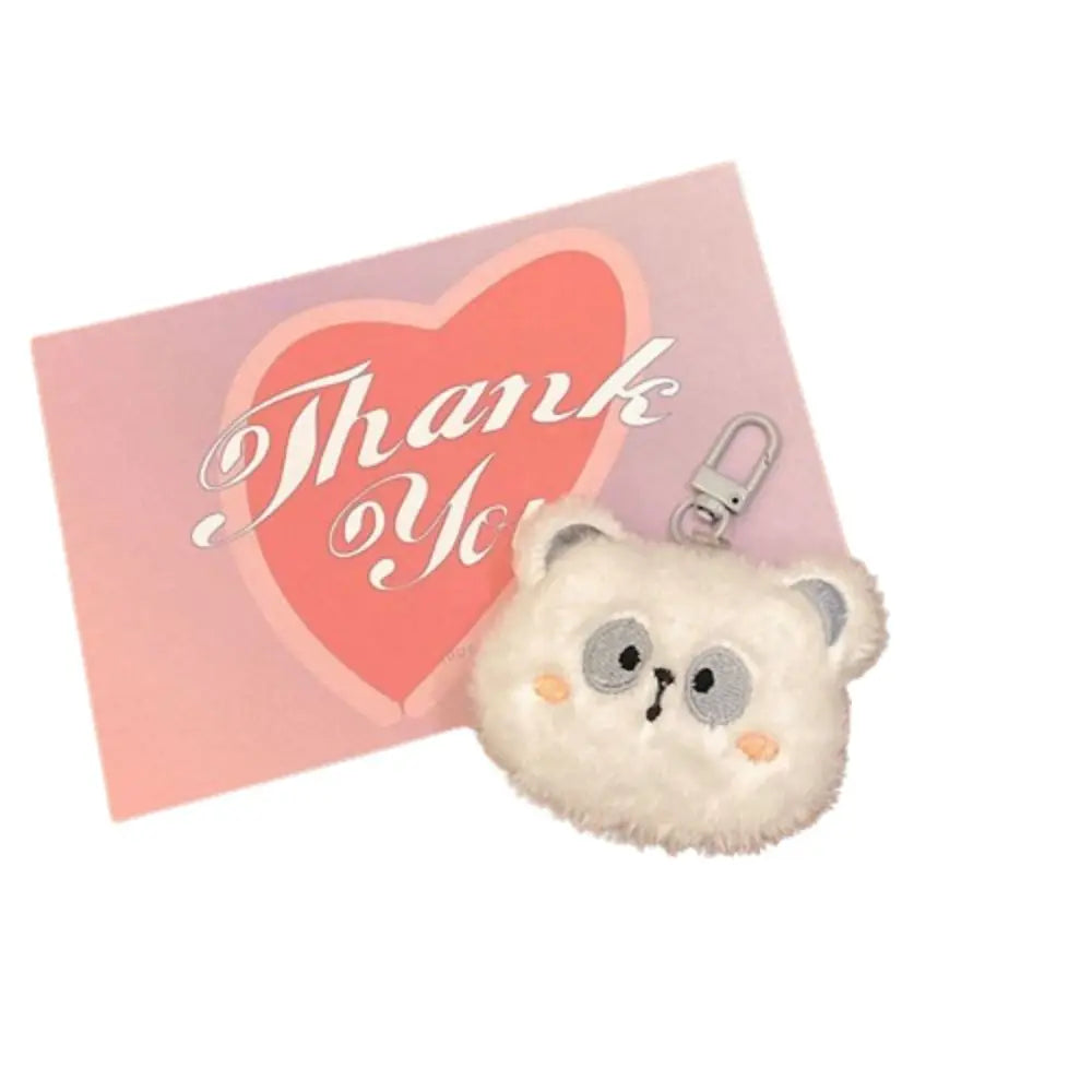 Cartoon Plush Doll Pendant Cute Bunny Brooch Doll Bear Frog Bag Pendant Diy Keychain - Ice Cream Cake