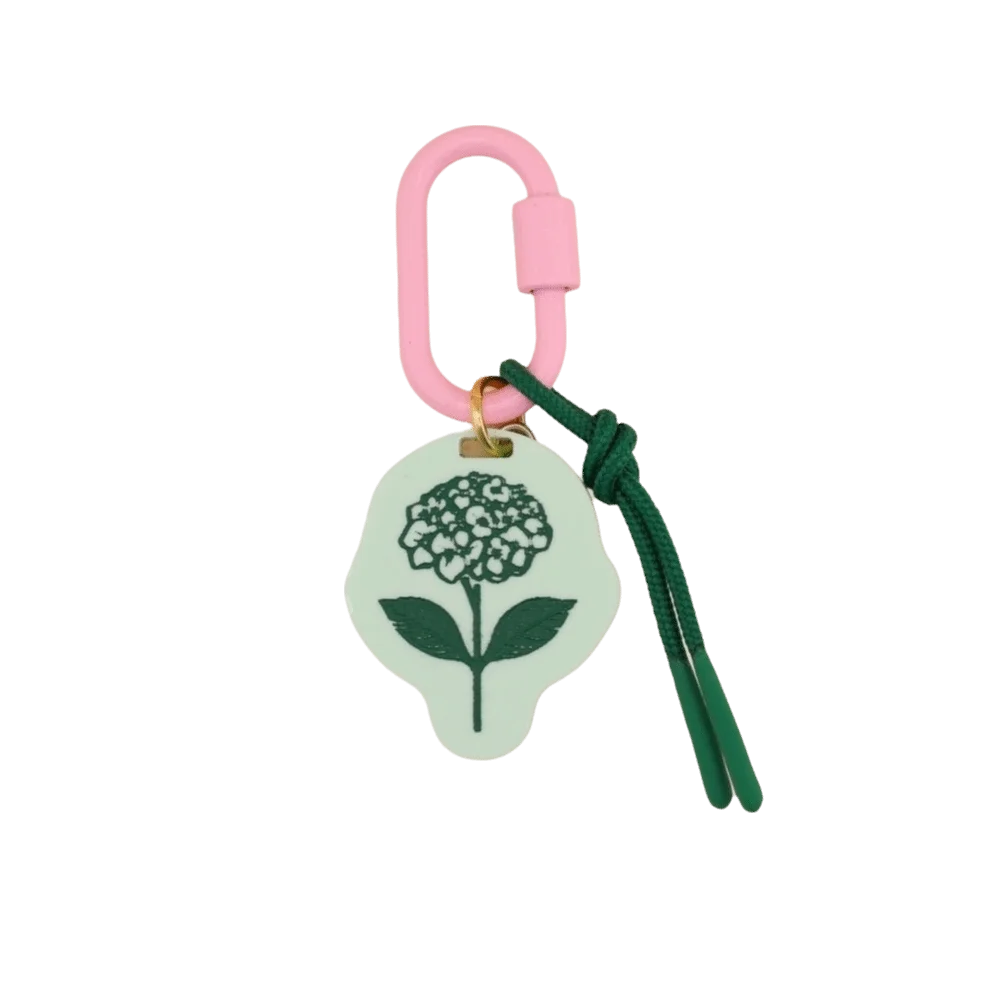 Cartoon Acrylic Rope Woven Pendant Cute Creativity Floral Keyring Retro Geometric Shape Bag Chain Charms Student - Ice Cream Cake