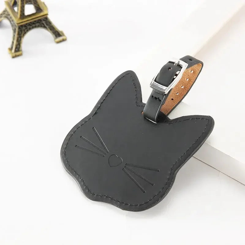 Cat Face Luggage Tag (5 Colours) - Ice Cream Cake