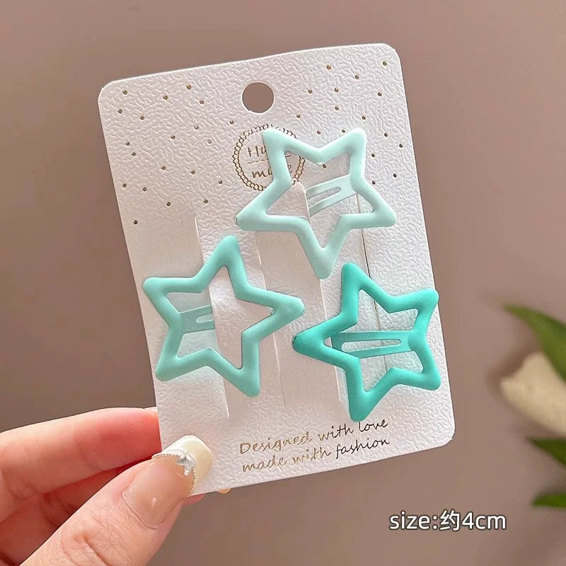 Mint Gradient Pop Hair Clip Sets