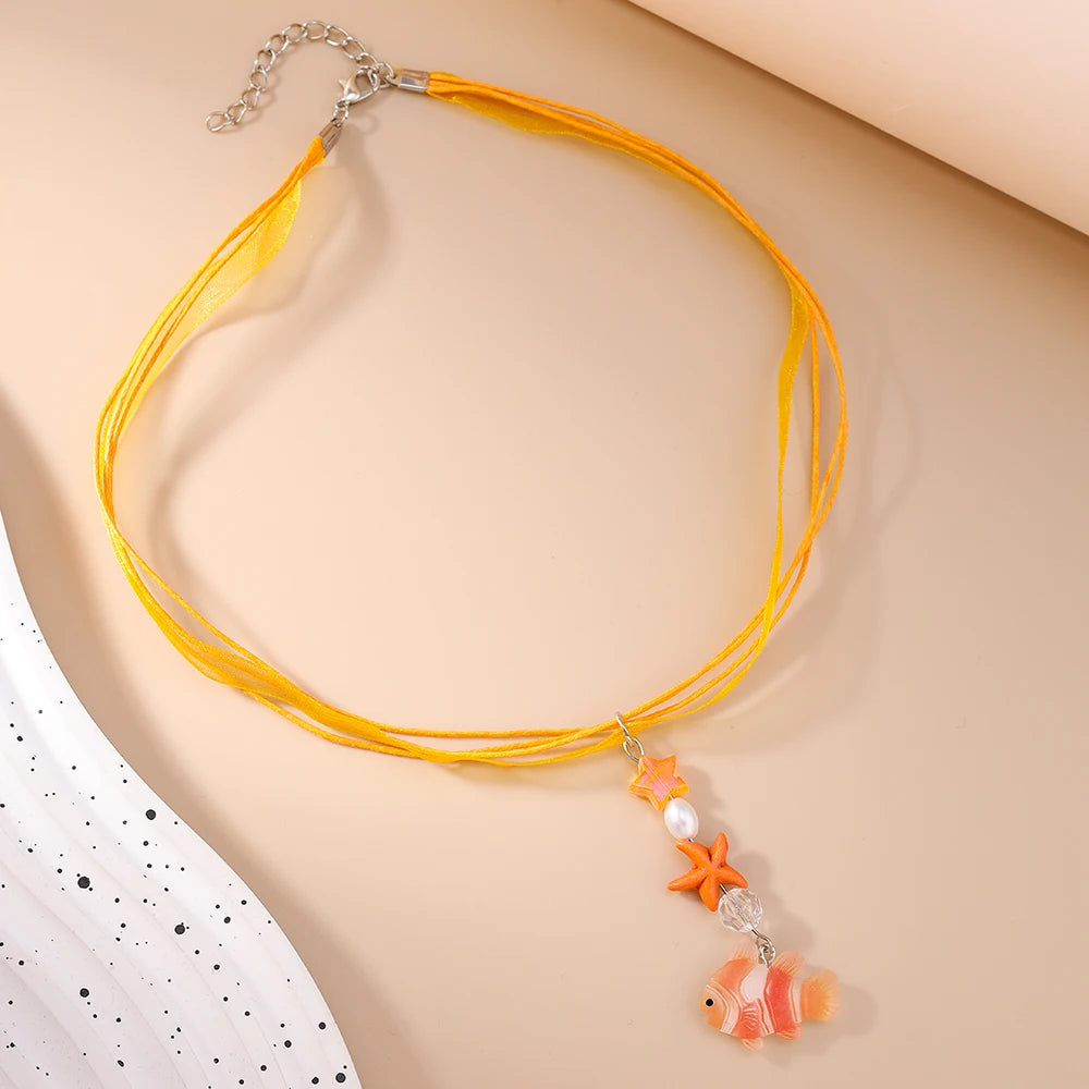 Clownfish Earrings and Necklaces