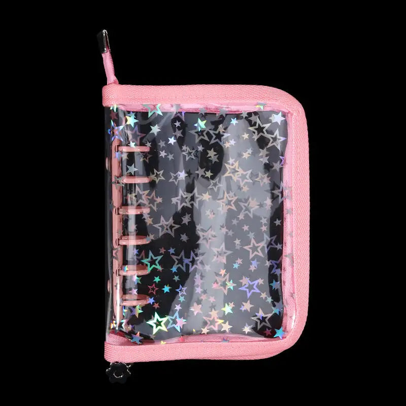 Star Glitter Photo Card Ring Binder