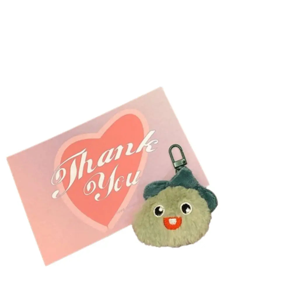 Cartoon Plush Doll Pendant Cute Bunny Brooch Doll Bear Frog Bag Pendant Diy Keychain - Ice Cream Cake