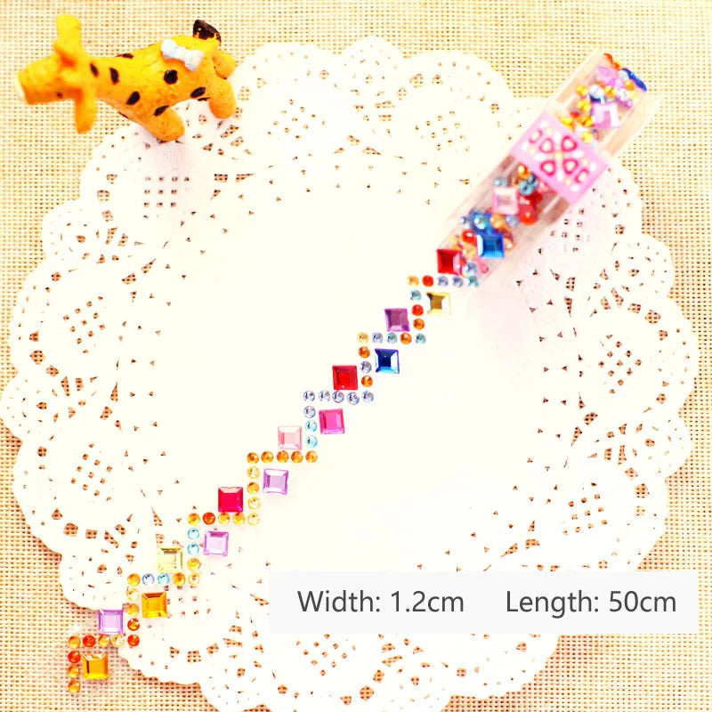 3D Sparkling Gem Sticker Roll