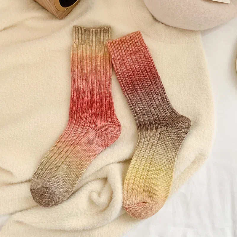 Dreamy Gradient Crew Socks