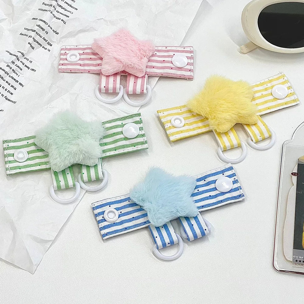 Plush Star Bag Charm Trinket Extension Strap