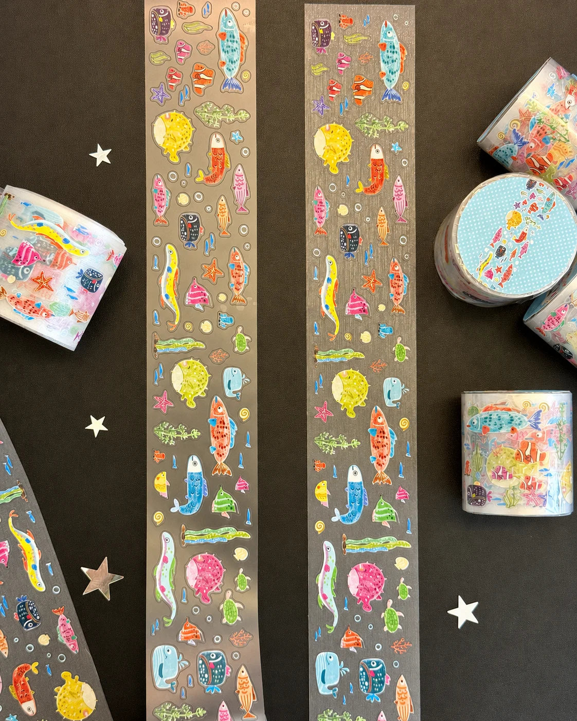 Underwater Fish Party Jumbo Sticker Sheet