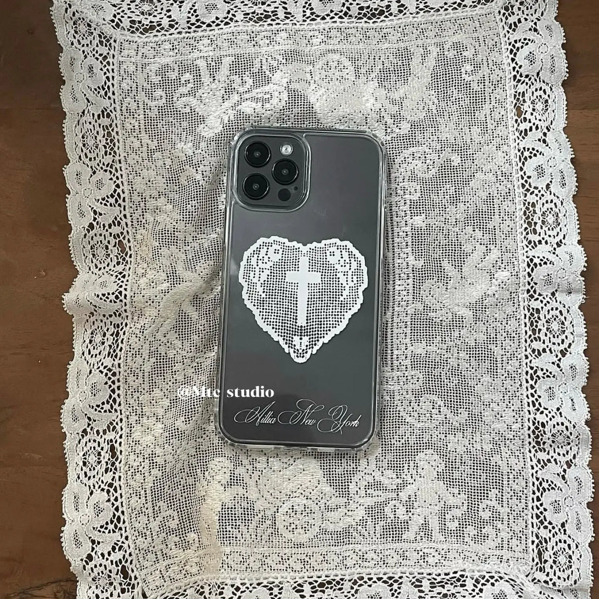Catholic Aesthetic Lace iPhone Case