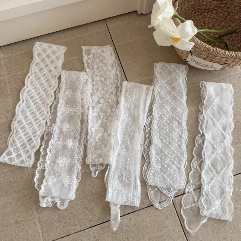 Lace Skinny Scarf