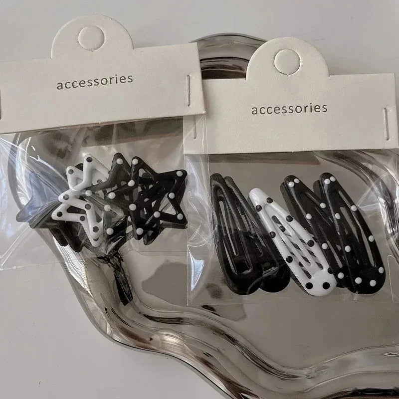 y2K Polka Dot Hair Clip Sets