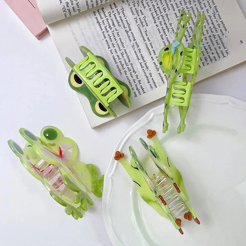 Froggy Acrylic Hair Claw Clip (4 Designs)
