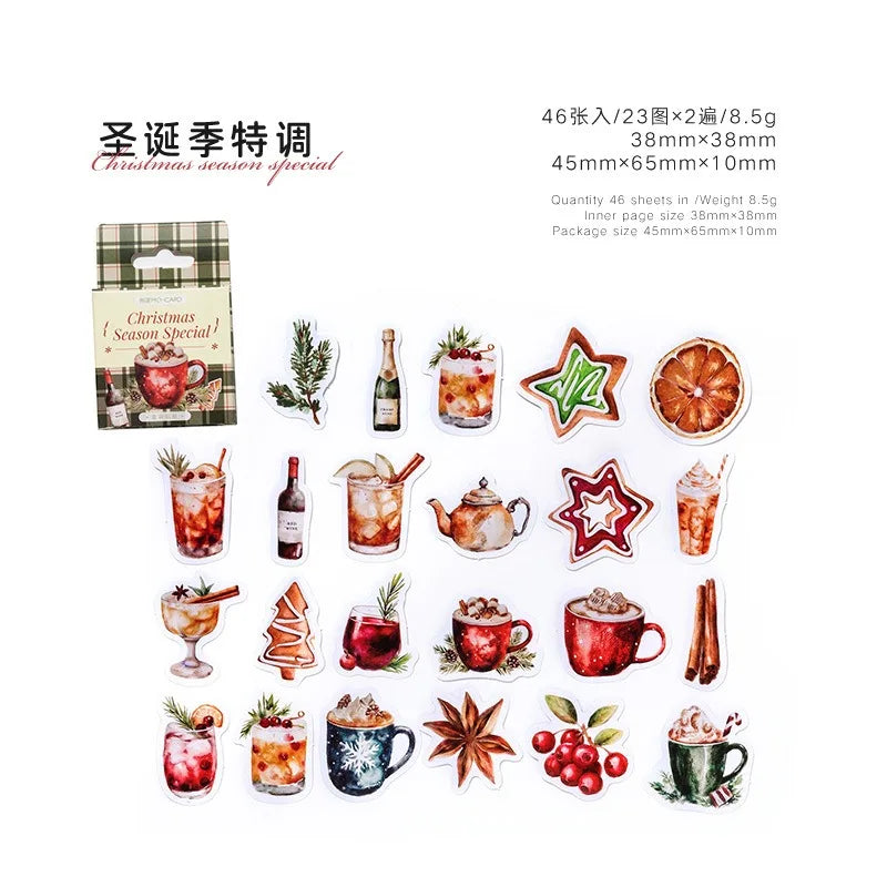Christmas Time Sticker Pack (45 Stickers)