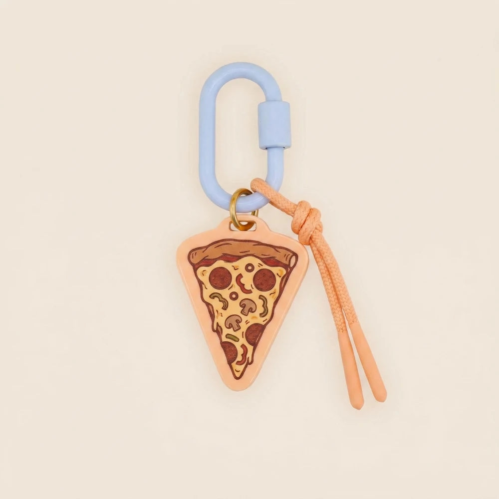 New Fun Food Series Hot Dog Burger Pizza Cake Personalized Bag Pendant Keychain Jewelry - Ice Cream Cake