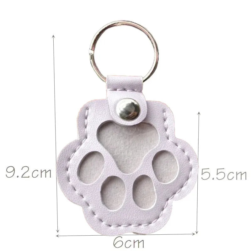 Pet Paw Fur Keeper Keychain