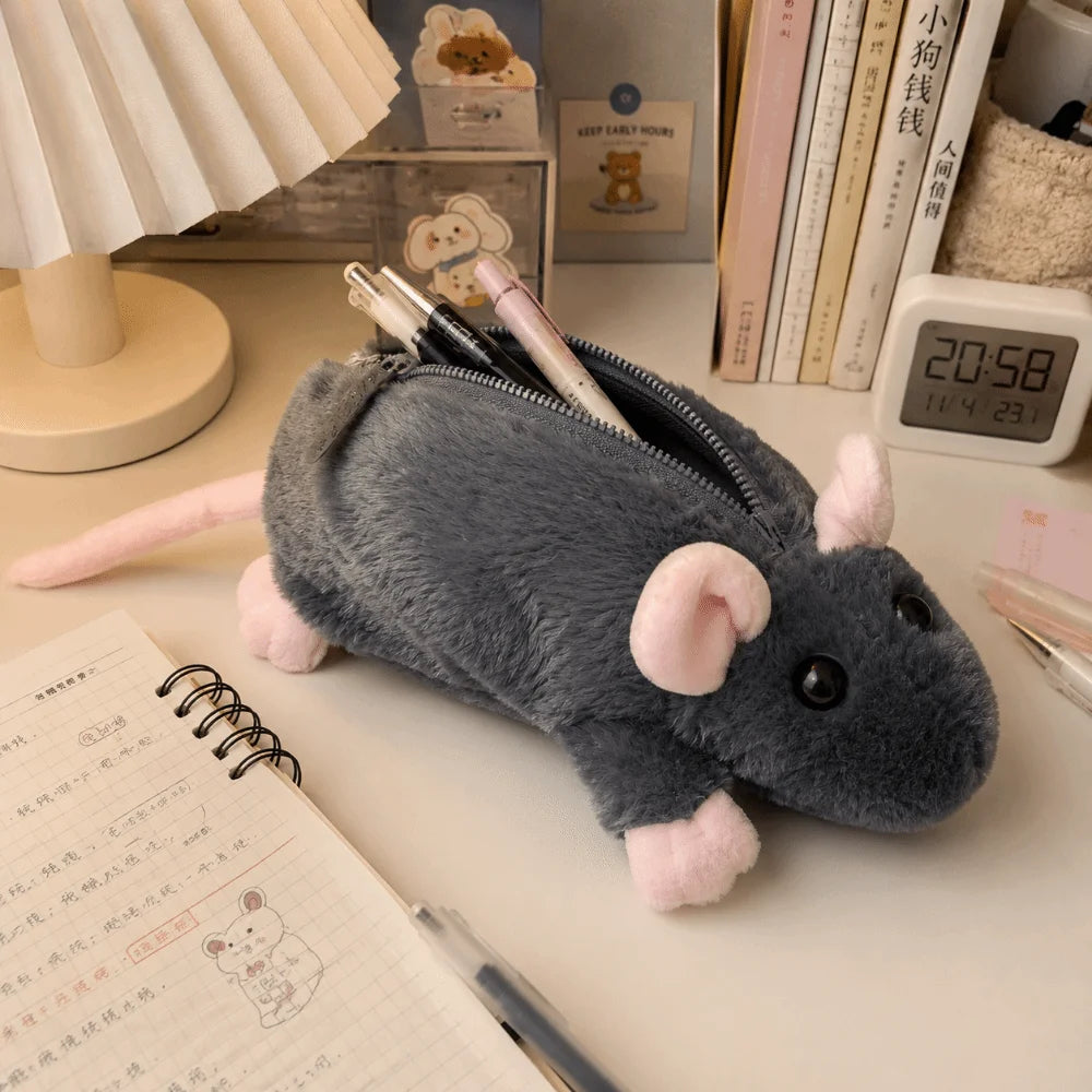 Plush Rat Pencil Case