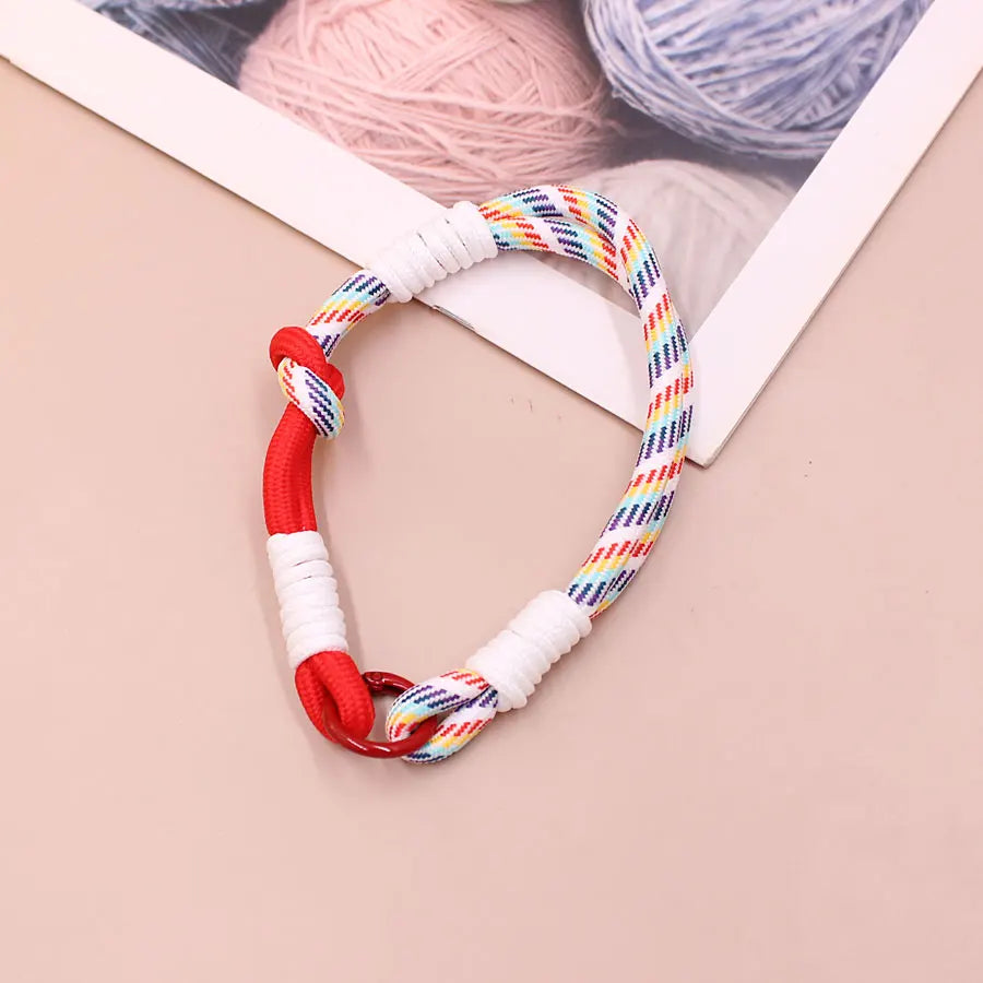Detachable braided wrist strap—suitable for mobile phones, figurines, keychains, bags, and water bottle accessories. - Ice Cream Cake