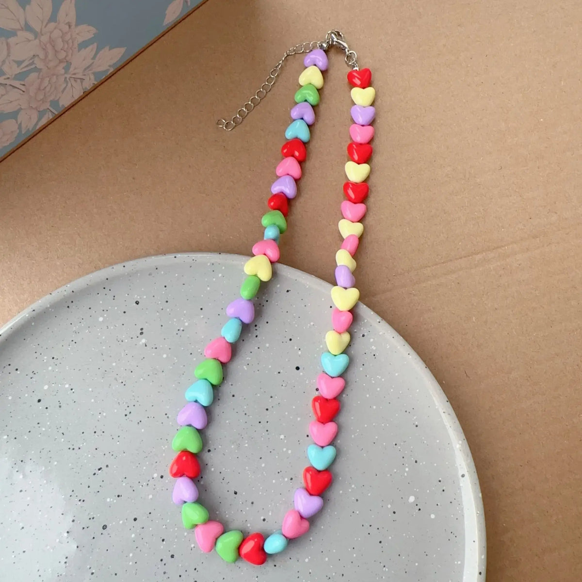 Candy Hearts Choker Necklace