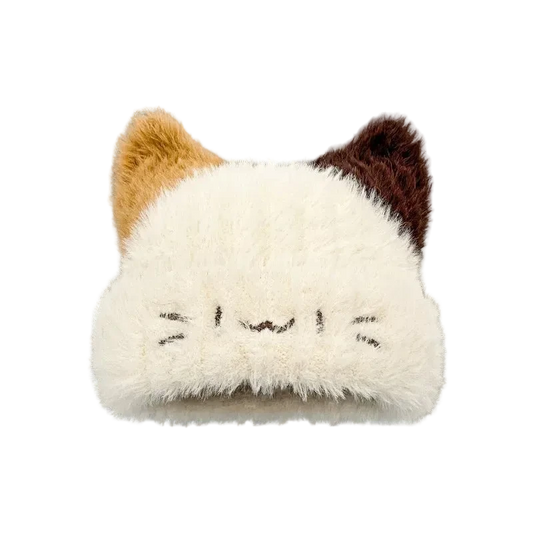 Kitty Cat Knit Beanie Hat