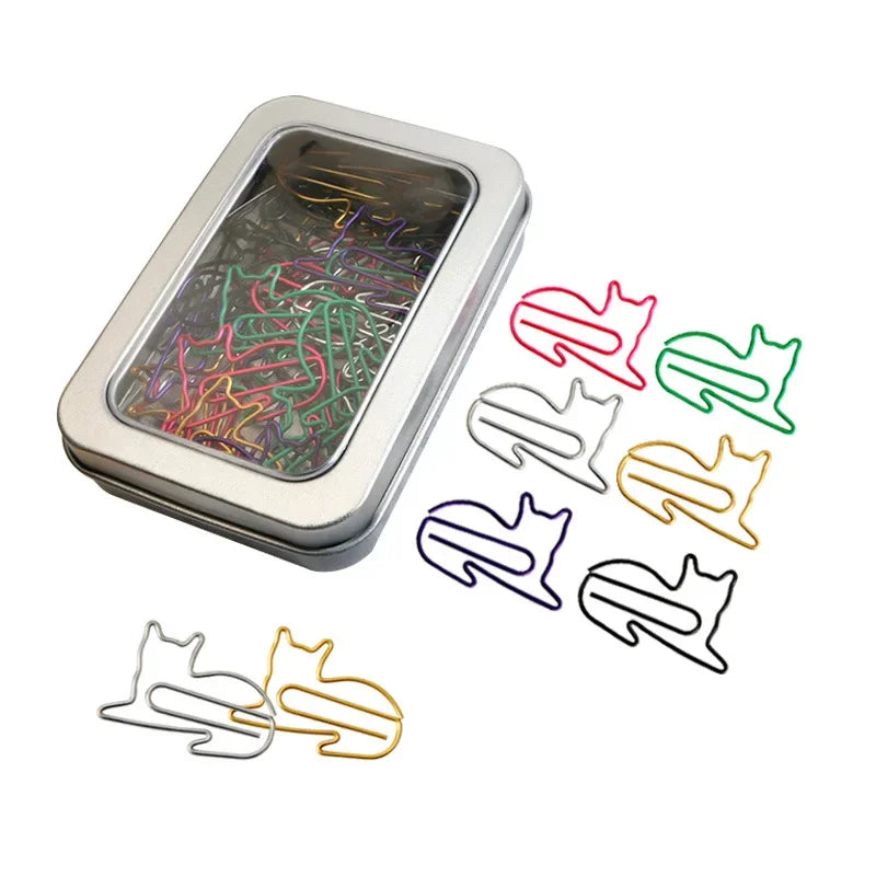 Kitty Cat/Sausage Dog Paperclip Set