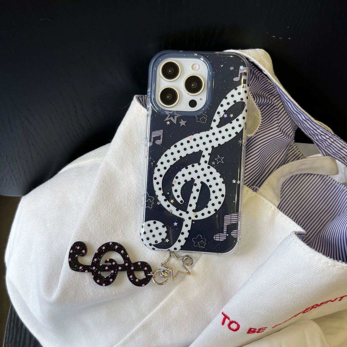 y2K Musical Note iPhone Case