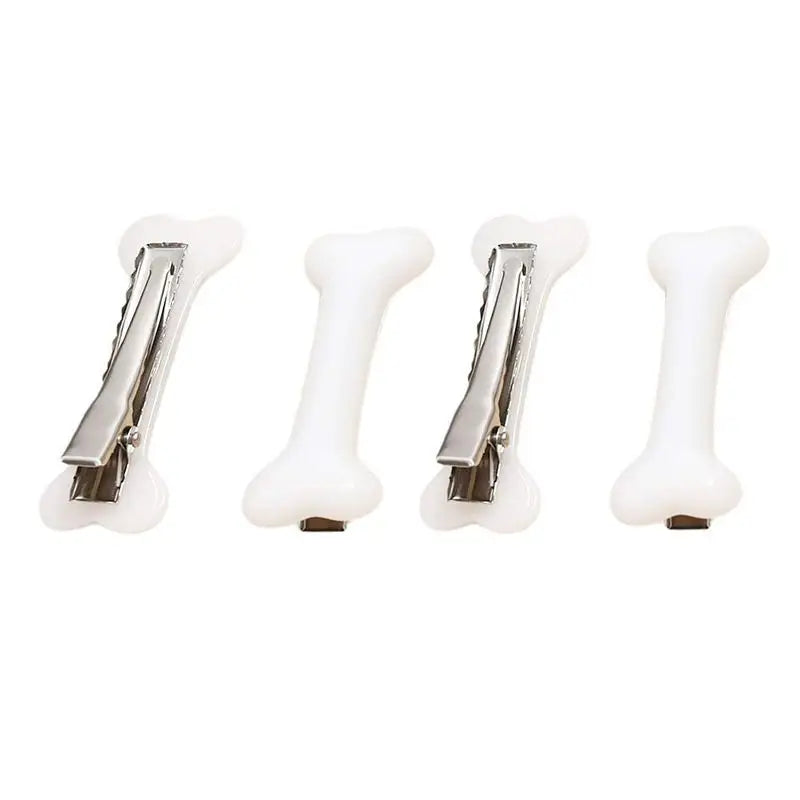 Bone Shaped Hair Clips