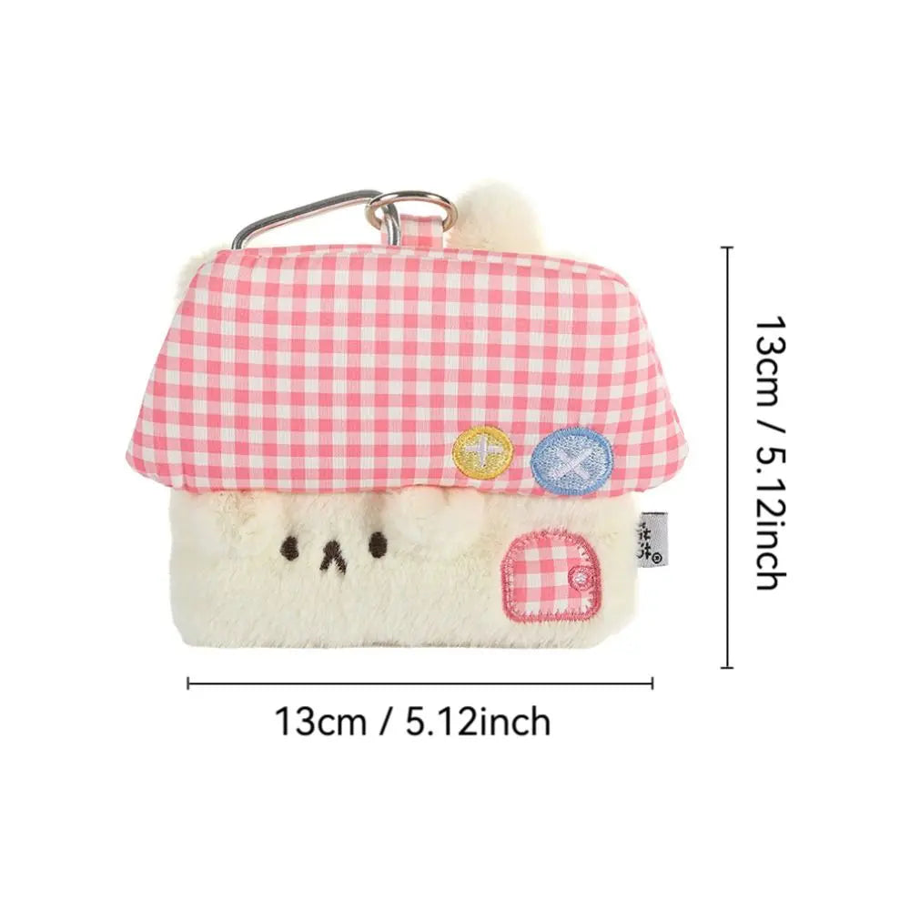 Puppy Dog House Clip-On Coin Purse