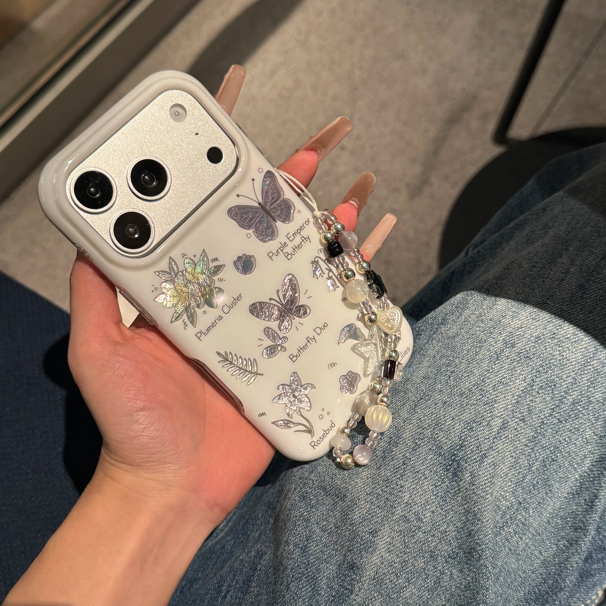 Butterfly Sketch iPhone Case
