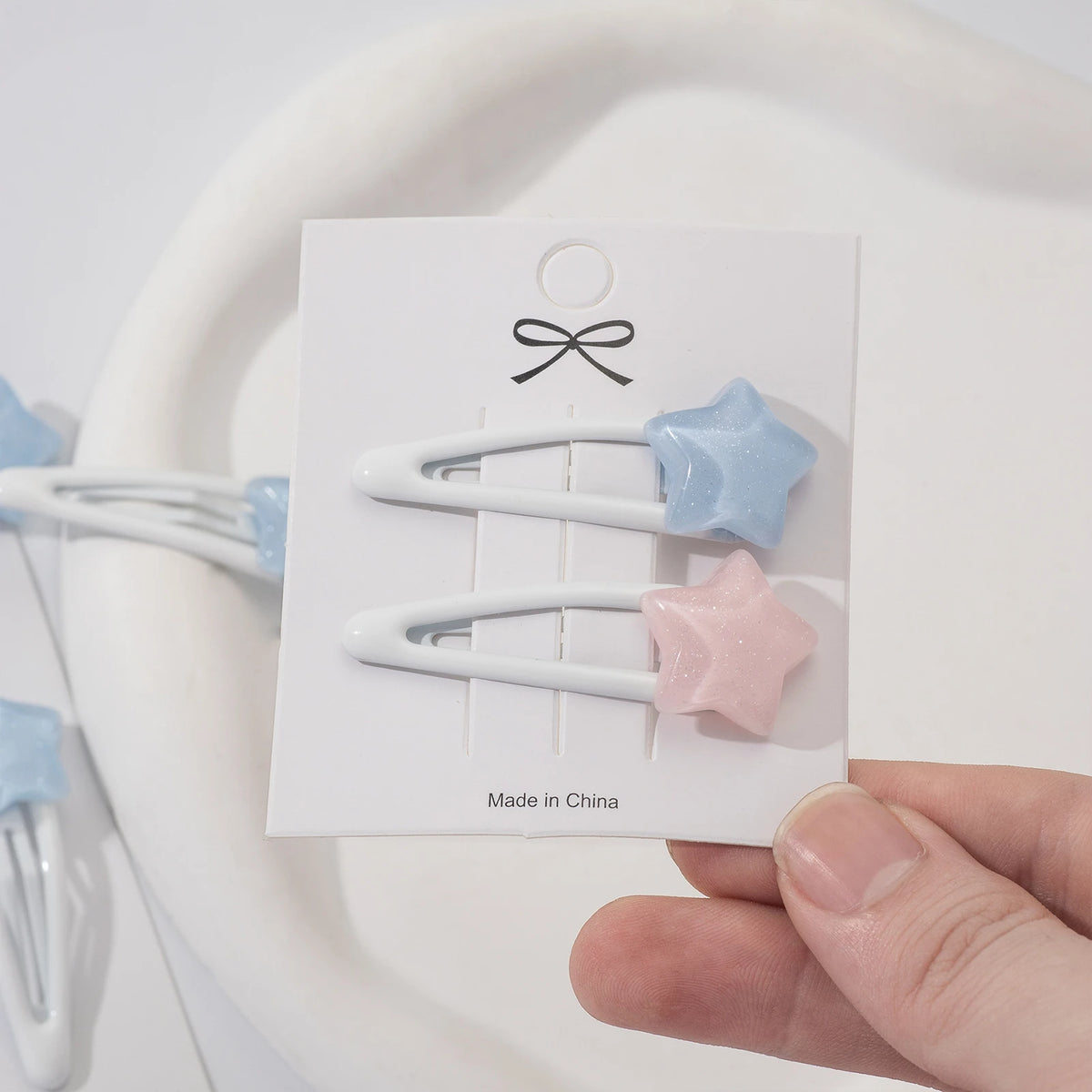 Jelly Star Hair Clip Set (Set of 5)