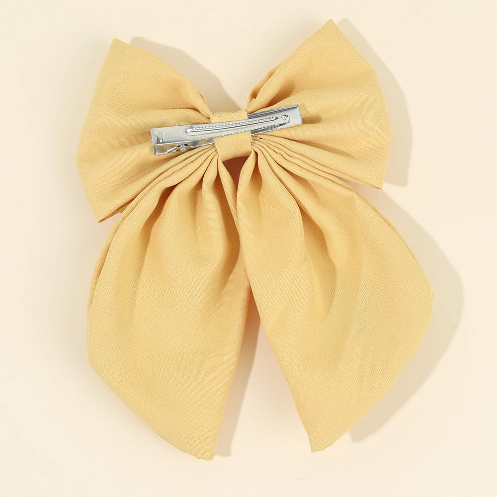 Autumn Theme Embroidered Hair Bow