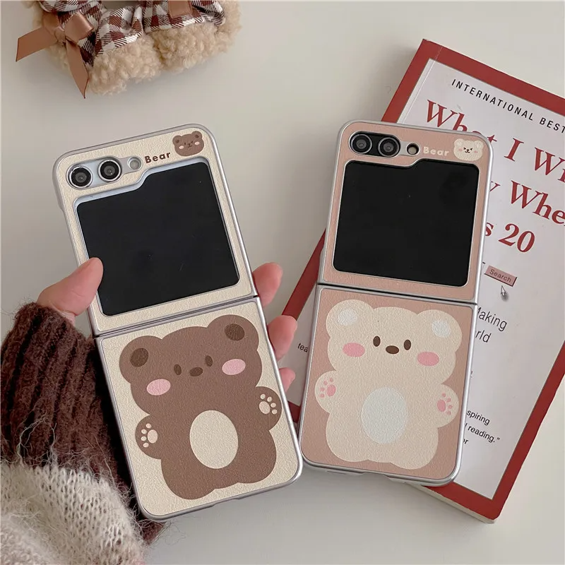 Teddy Bear Galaxy Z Flip Phone Case (2 Designs)