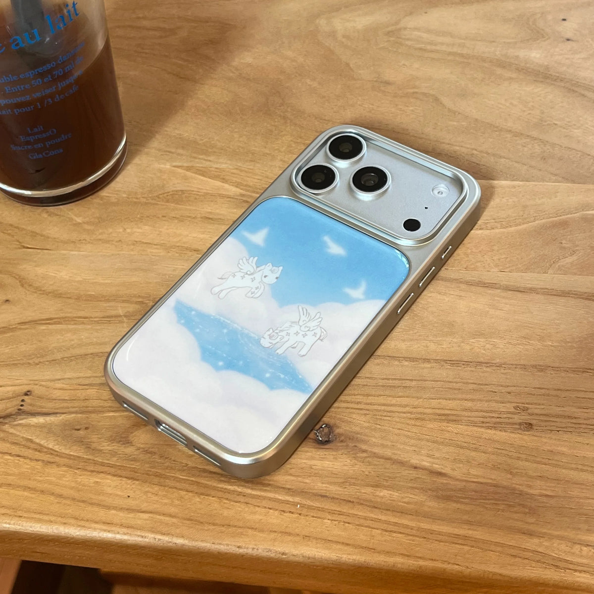 Cloudy Pegasus iPhone Case