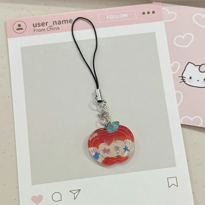 Apple Button Charm Strap