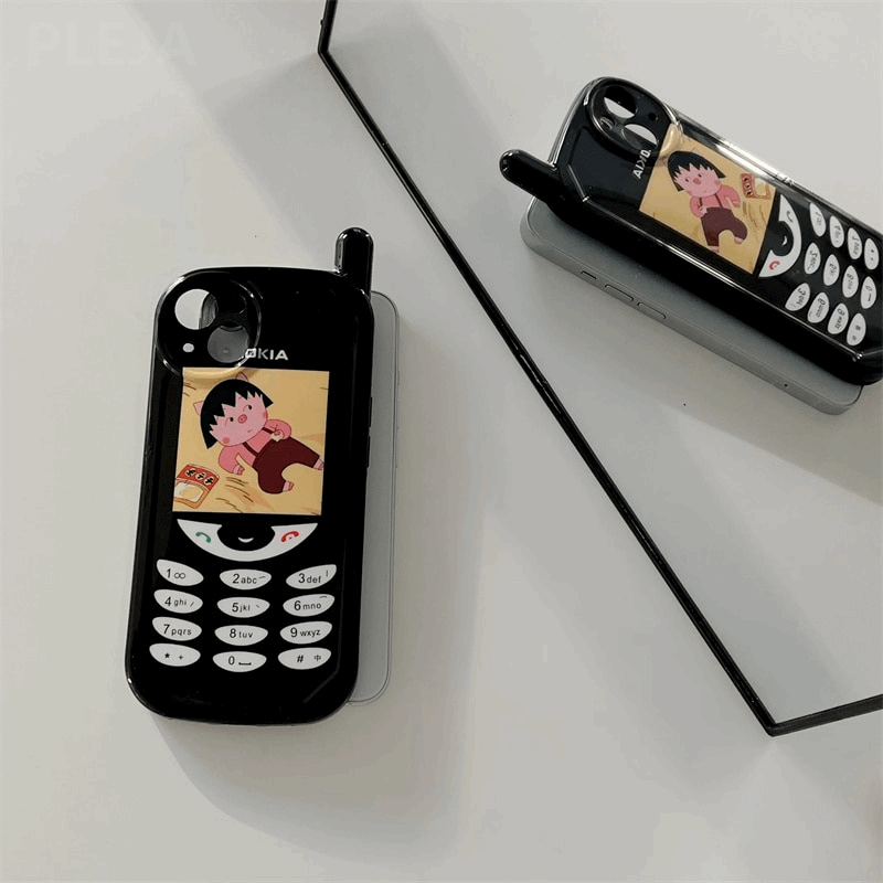 Anime Girl y2k Vintage Style Cellphone iPhone Case