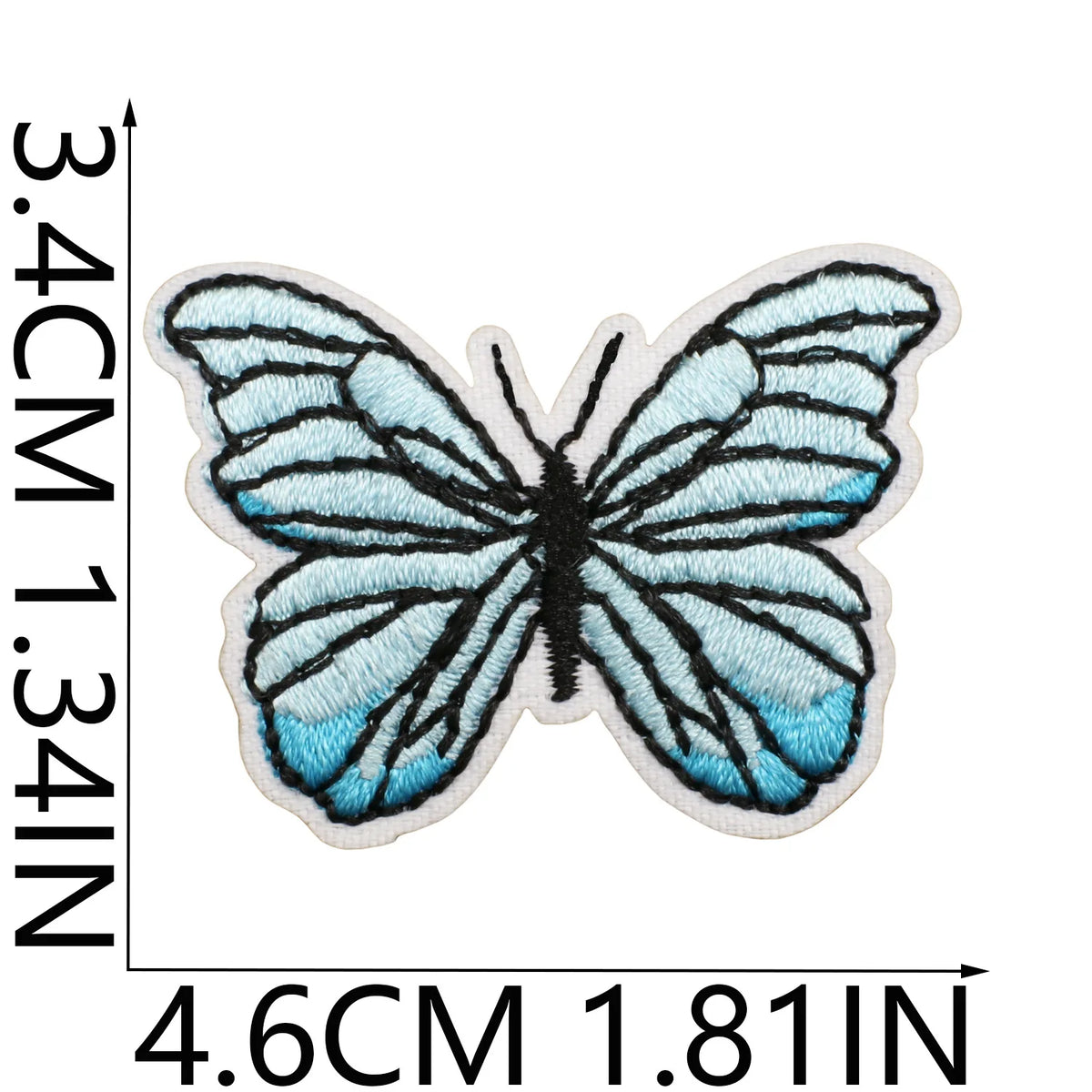 Embroidered Flower Garden Iron-On Patch