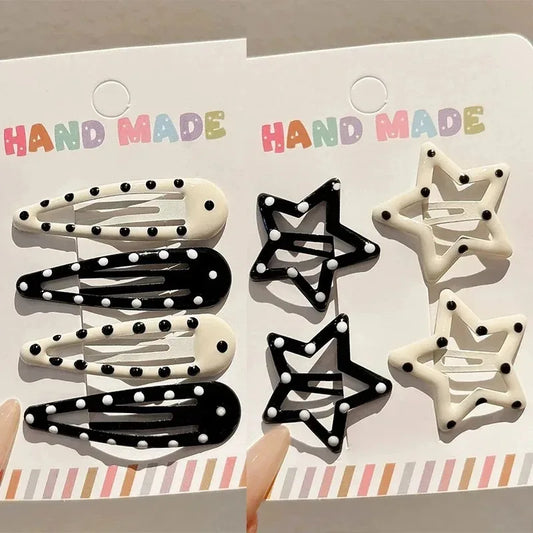 y2K Polka Dot Hair Clip Sets