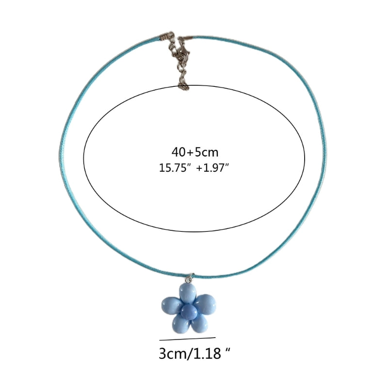 y2K Flower Pop Necklace