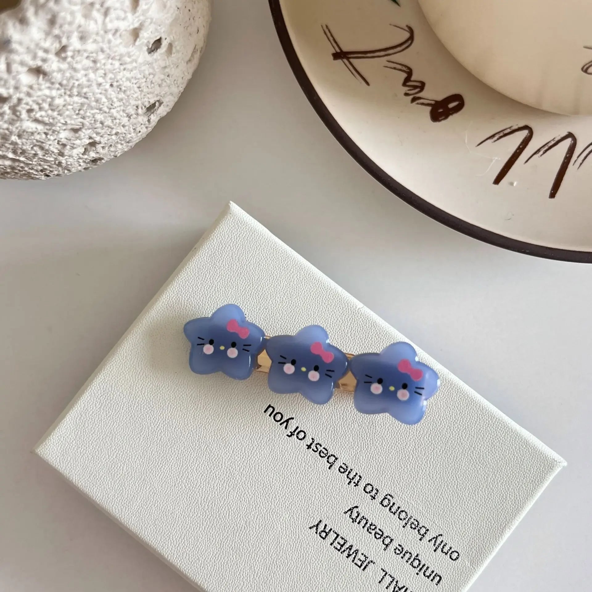 Cutie Pop Animal Hairclips (5 Designs) - Ice Cream Cake