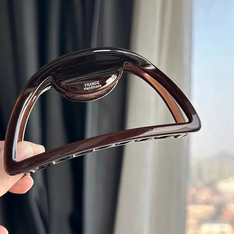 Geometric Hair Claw Clip