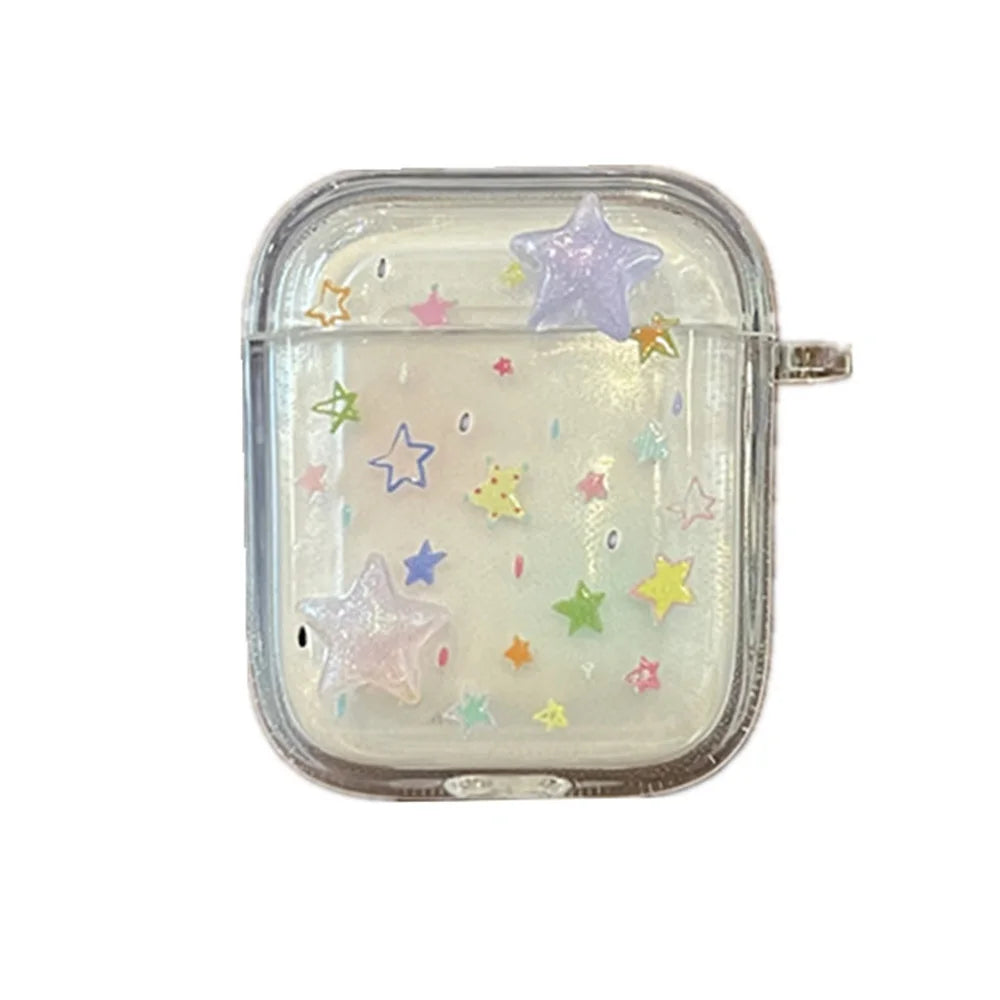 Pastel Stars AirPods Charger Case Cover