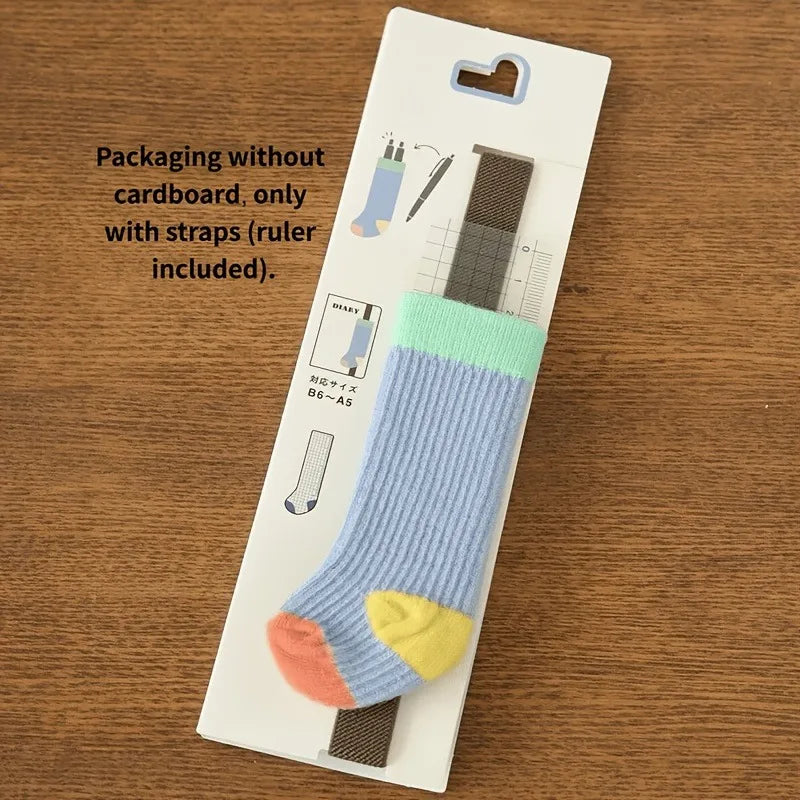 Sock Shaped Pen and Pencil Holder