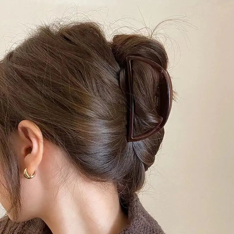 Geometric Hair Claw Clip