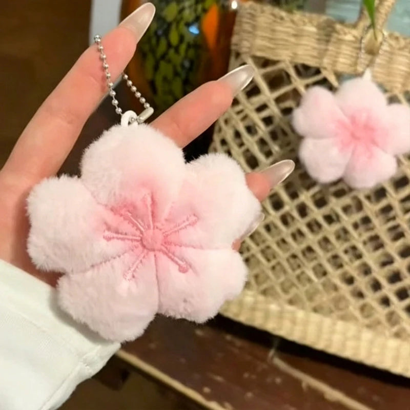 Sakura Plush Keychain Charm