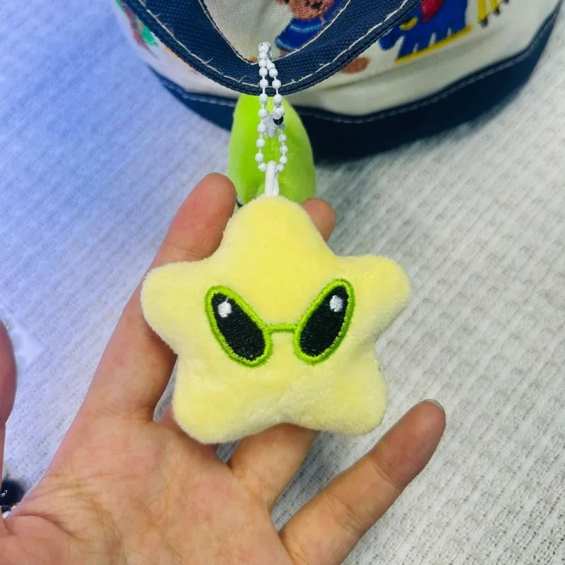 Plush Alien Keychain Bag Charm