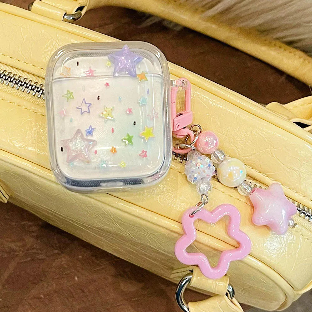 Pastel Stars AirPods Charger Case Cover