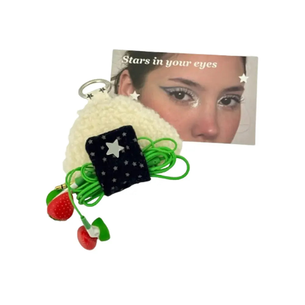 Onigiri Rice Ball Wire Tidy Clip-On Keychain
