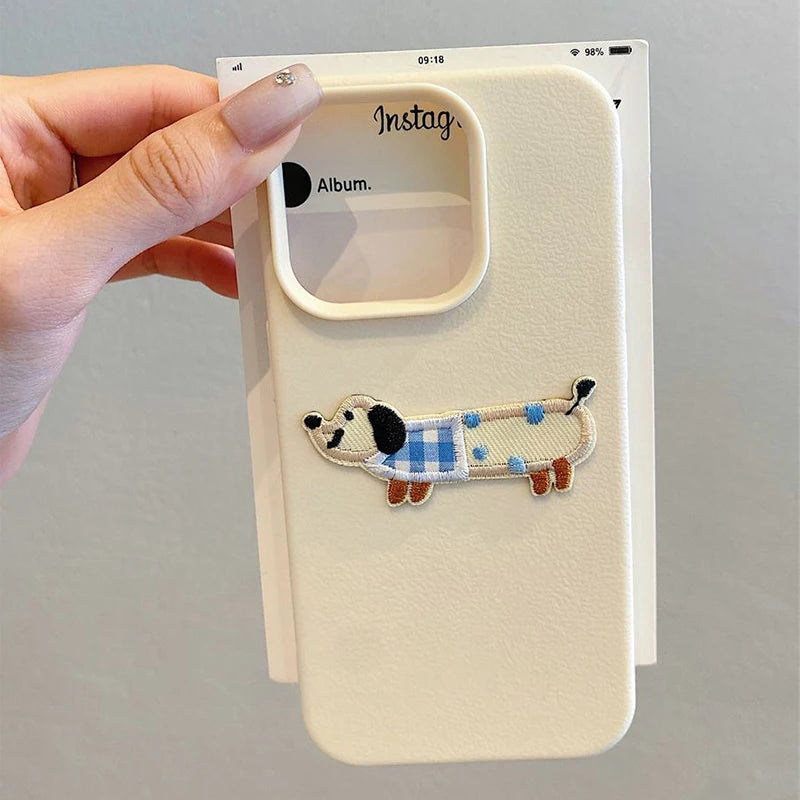 Stylish Sausage Dog iPhone Case