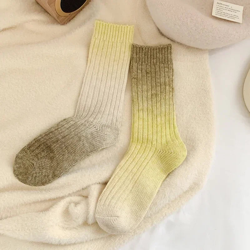 Dreamy Gradient Crew Socks