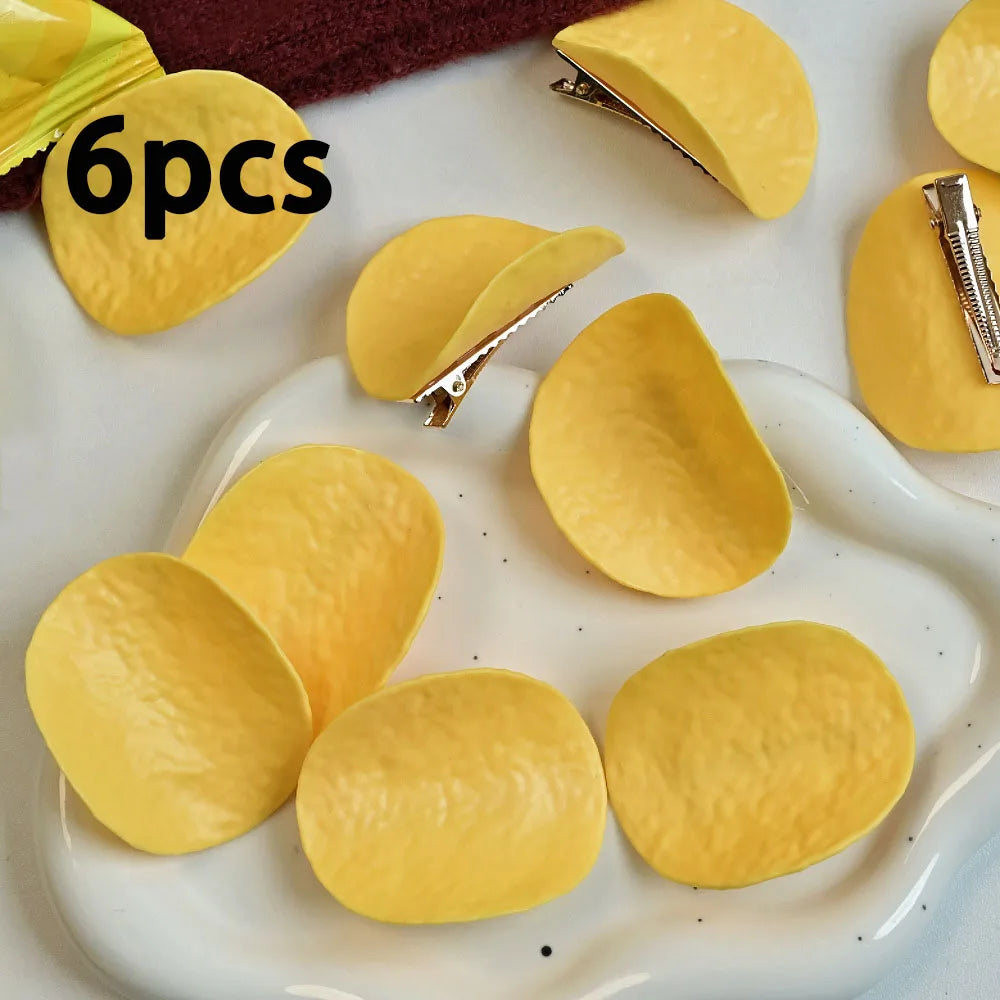Potato Chip Hairclip